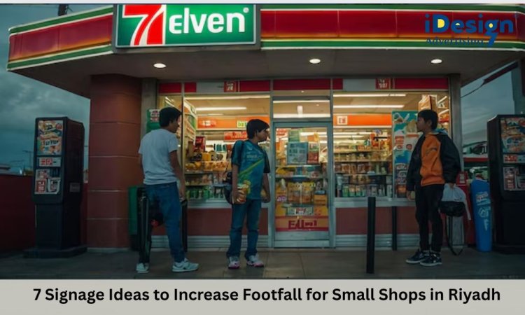 7 Signage Ideas to Increase Footfall for Small Shops in Riyadh